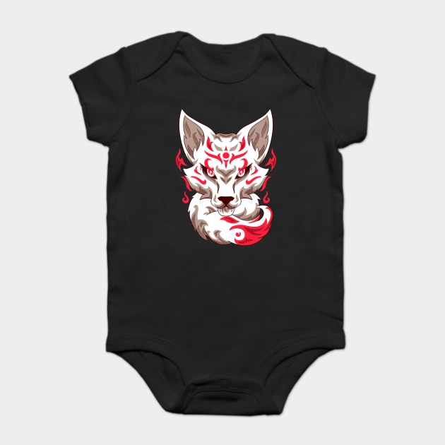 Kitsune Baby Bodysuit by Illustrasikuu